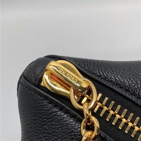 TOM FORD Large Carine Grain Leather Hobo Bag - Picture 8 of 12